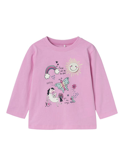 Name it Girls Long Sleeved Unicorn Top