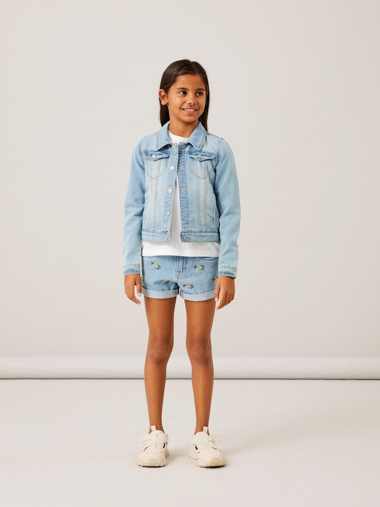 Name it Girls Light Wash Denim Jacket