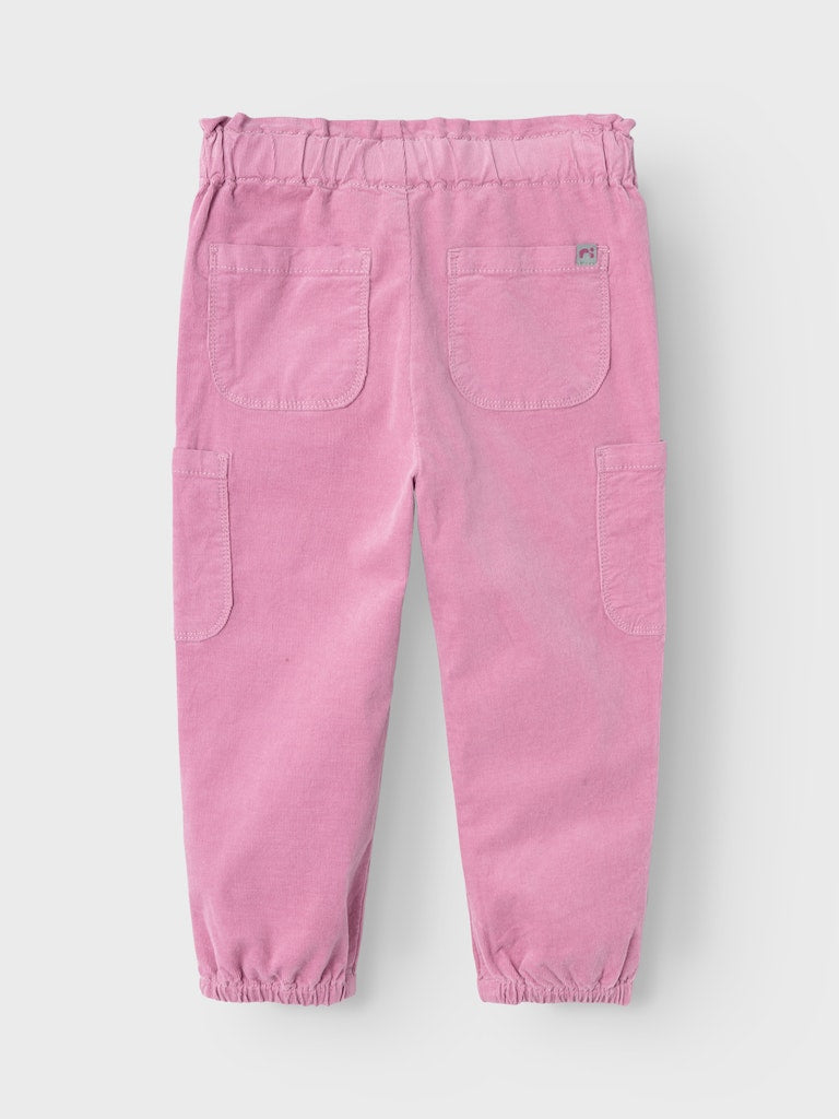 Name it Mini Girl Pink Corduroy Pull-Up Pants