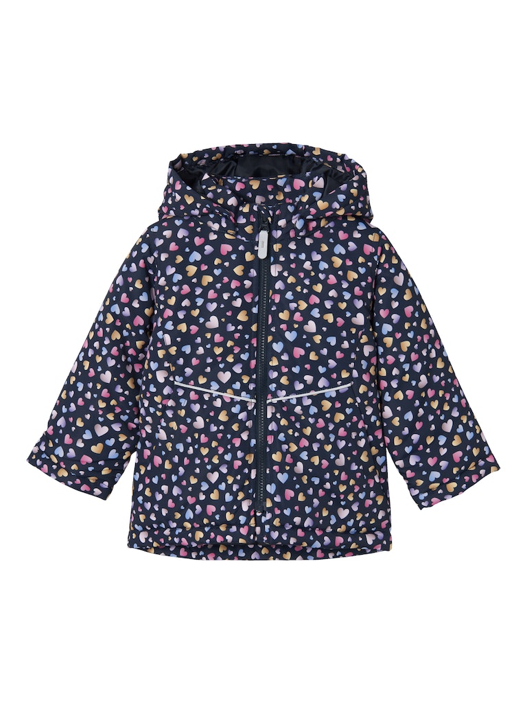 Name it Toddler Girls Showerproof Winter Jacket - Hearts