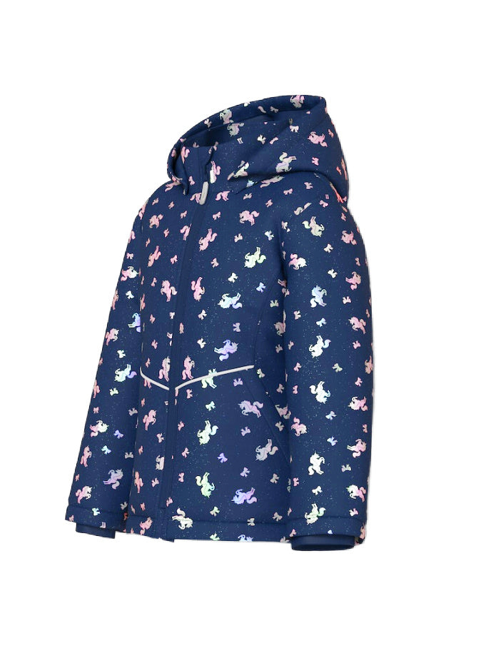 Name it Toddler Girls Showerproof Unicorn Winter Jacket