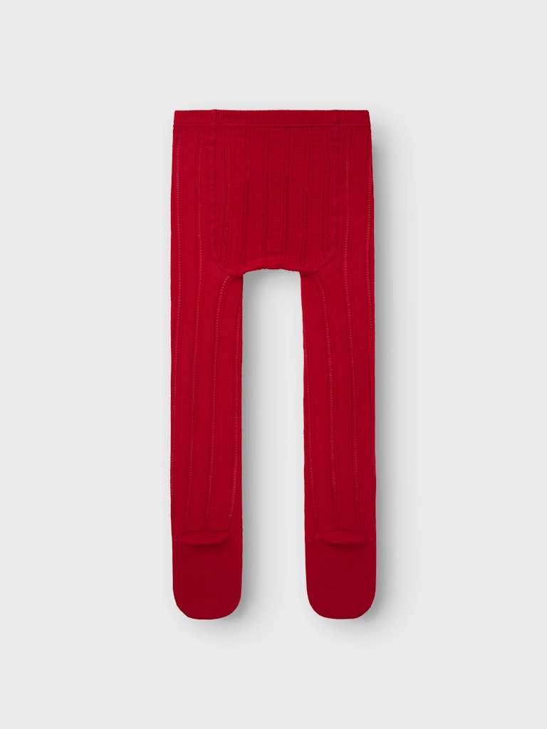 Name It Toddler Girls Knitted Tights - Red / Pink