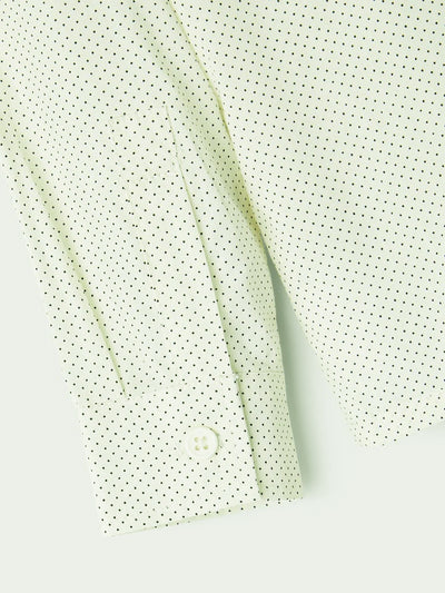 Name it Boys Pin Dot Cotton Shirt - Off White