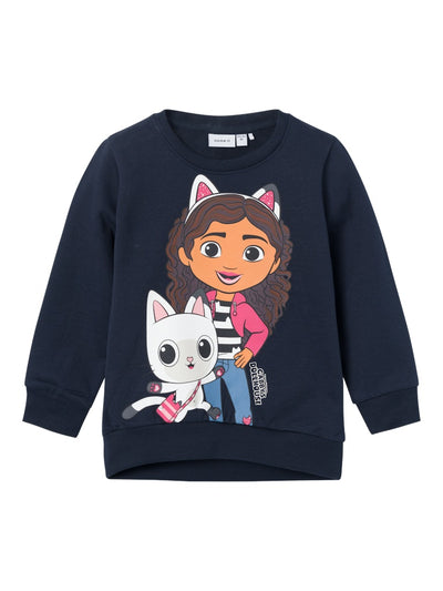 Girls Gabby Doll House Navy Sweatshirt