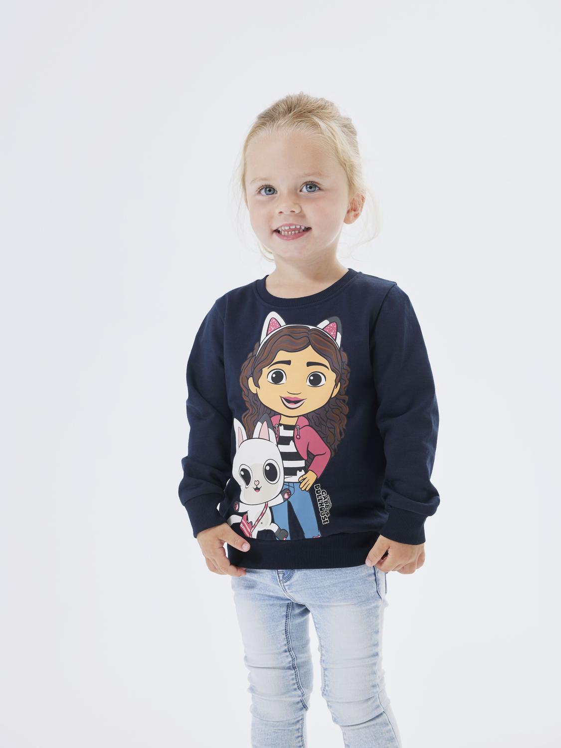 Girls Gabby Doll House Navy Sweatshirt