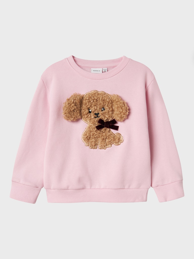 Name It Girls Puppy Dog Cotton Sweatshirt