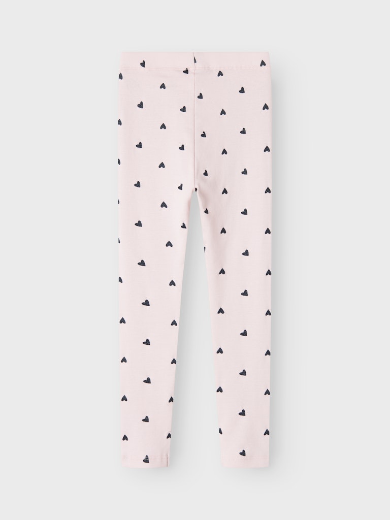 Name It Mini Girls Cotton Leggings - Hearts