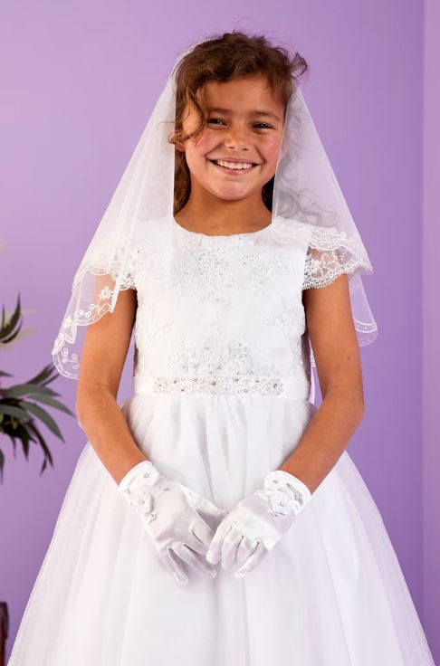 First Holy Communion Veil - P328 Silvie