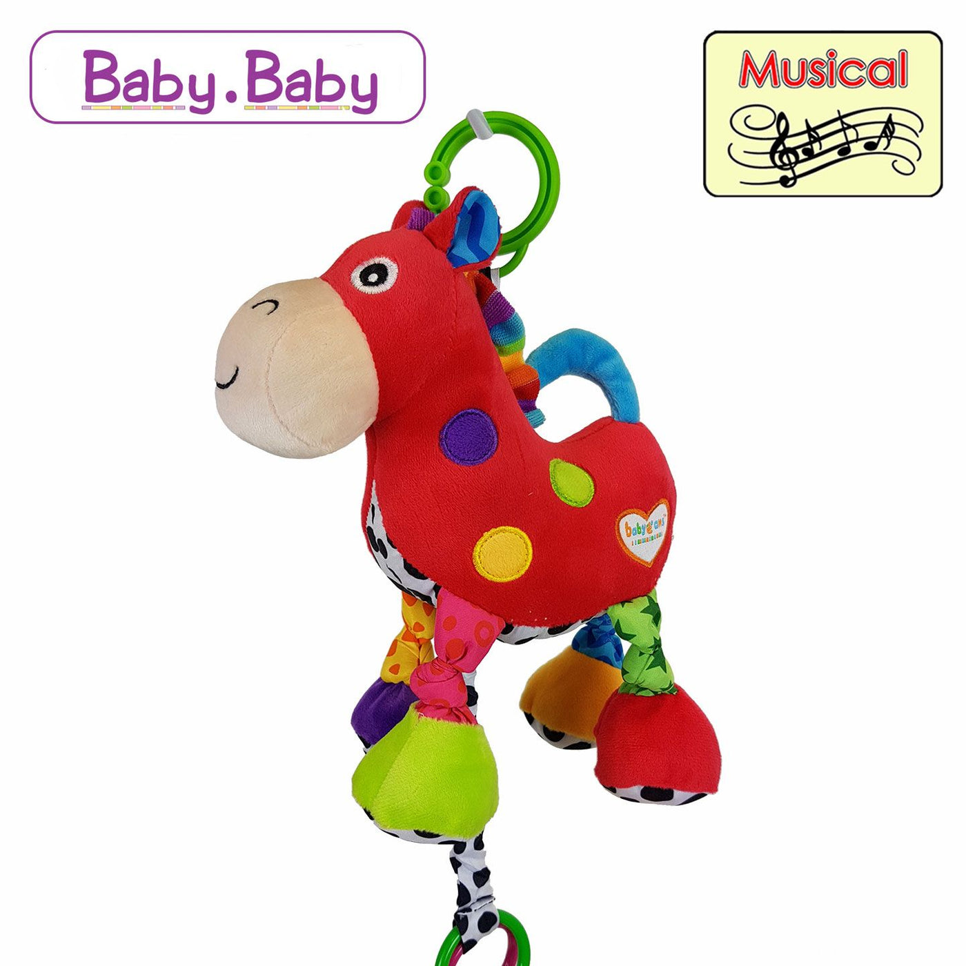 Musical Plush Activity Horse Toy