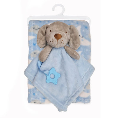 Fleece Baby Blanket with Puppy Comforter