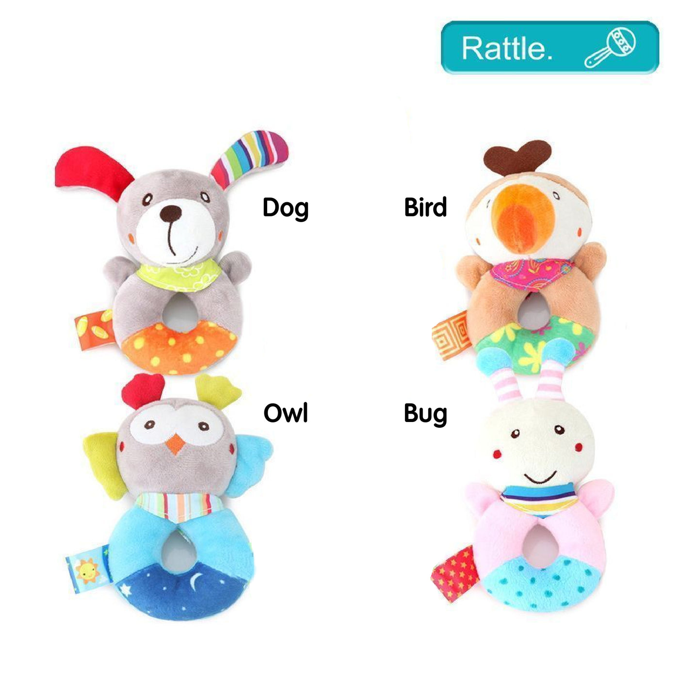 Soft  Ring Rattle Toy