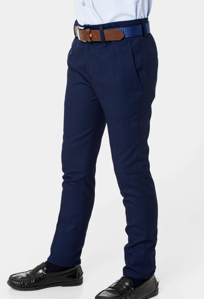 Boys Navy Trousers by Spagnolo