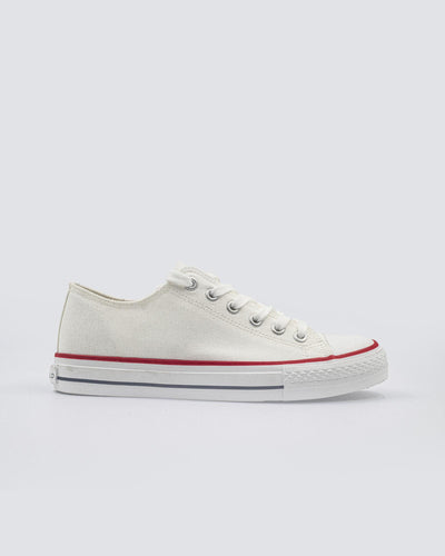 White Canvas Shoe / Sneaker by Spagnolo