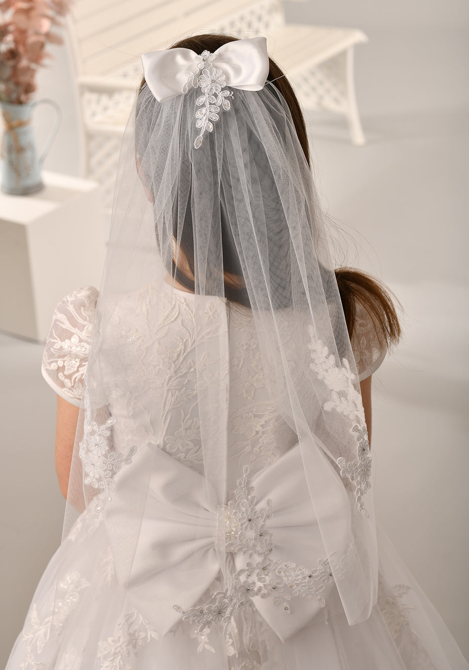 First Holy Communion Veil - V010 by Sweetie Pie