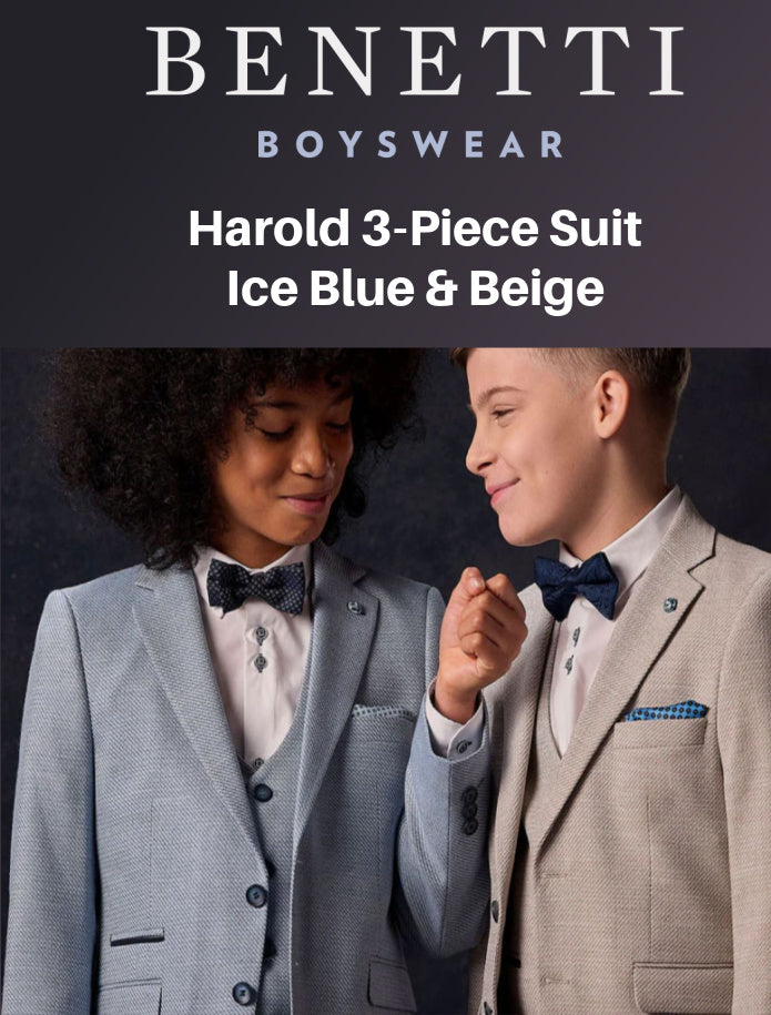 Benetti Boys HAROLD 3-Piece Suit - BEIGE