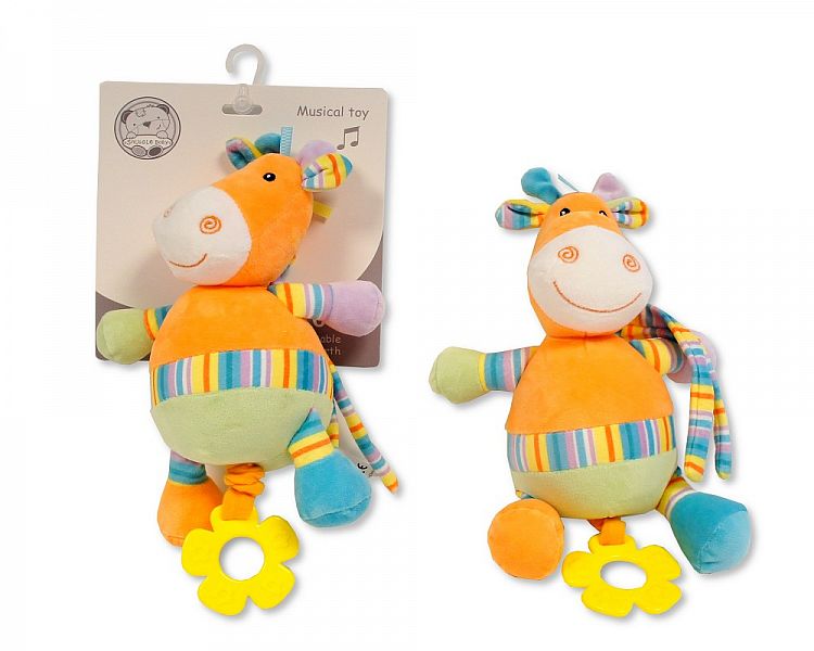 Snuggle Baby Pull String Musical Toy Giraffe