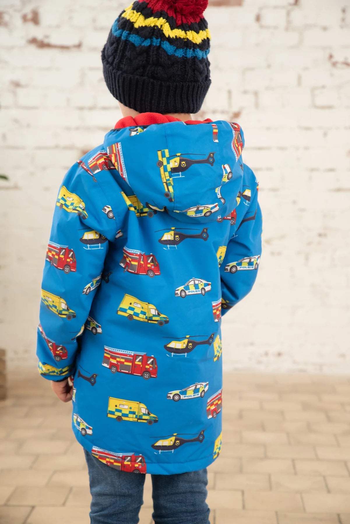 Hatley fire truck on sale raincoat