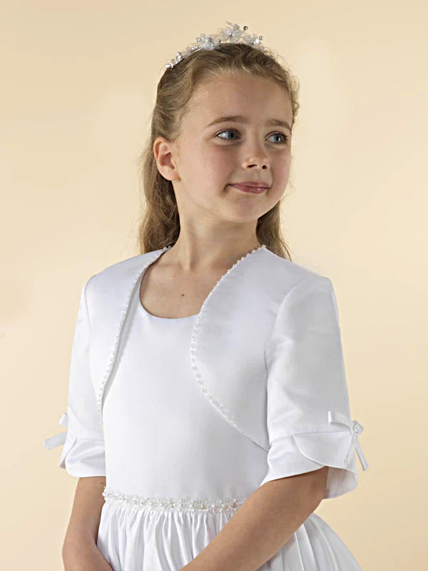 Girls Communion Bolero Jacket JAC4WT Linzi Jay